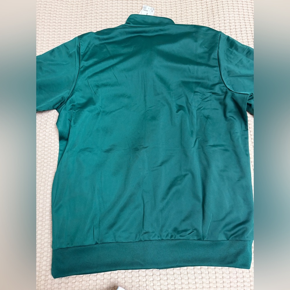 Adidas Men's Green Emerald Teal Track Jacket Size L - Picture 4 of 4